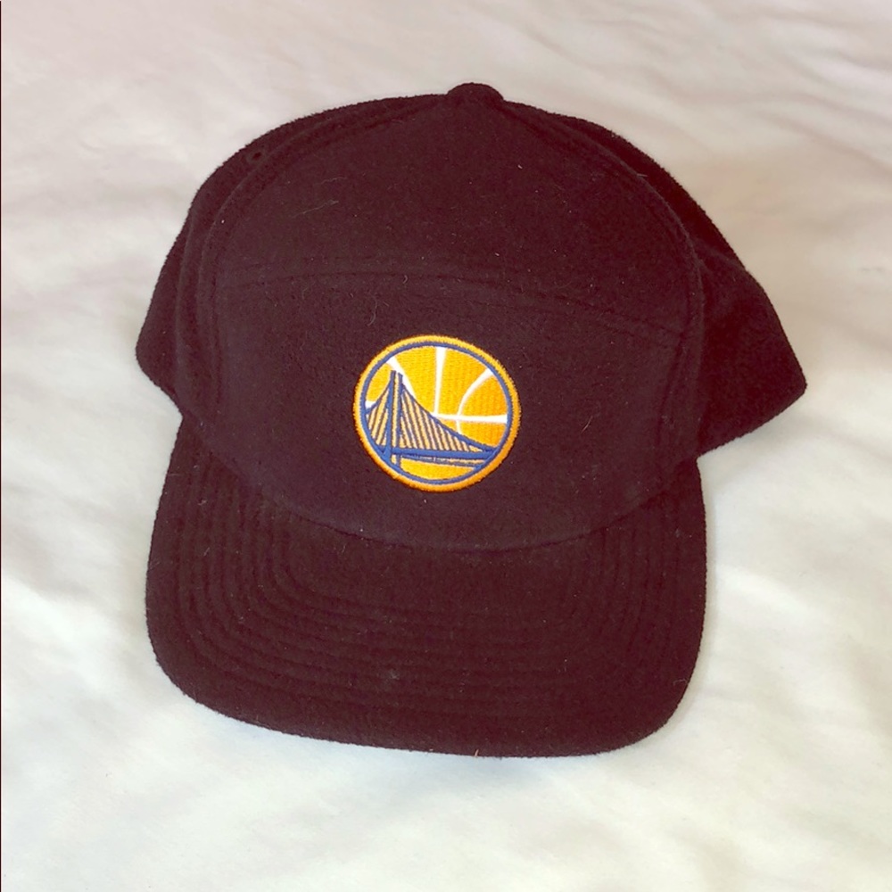 Warriors Fleece Mitchell & Ness flatbill hat